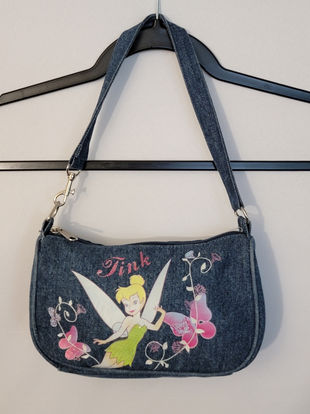 Disney Tink Denim Mini Shoulder Bag